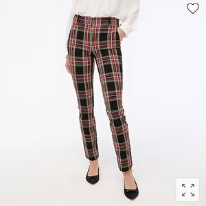 NWT J. Crew FULL-LENGTH RUBY PANT IN STEWART TARTAN